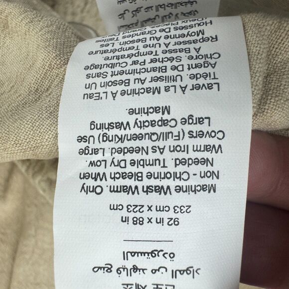 Pottery Barn Deepika Padukone Embroidered Duvet Cover Full/Queen Neutral Multi - Picture 6 of 9